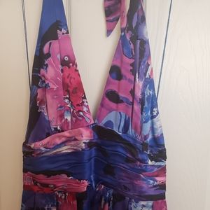 Floral Halter Dress